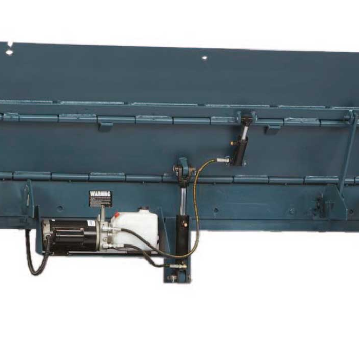 Rampa de labio hidráulica muelle