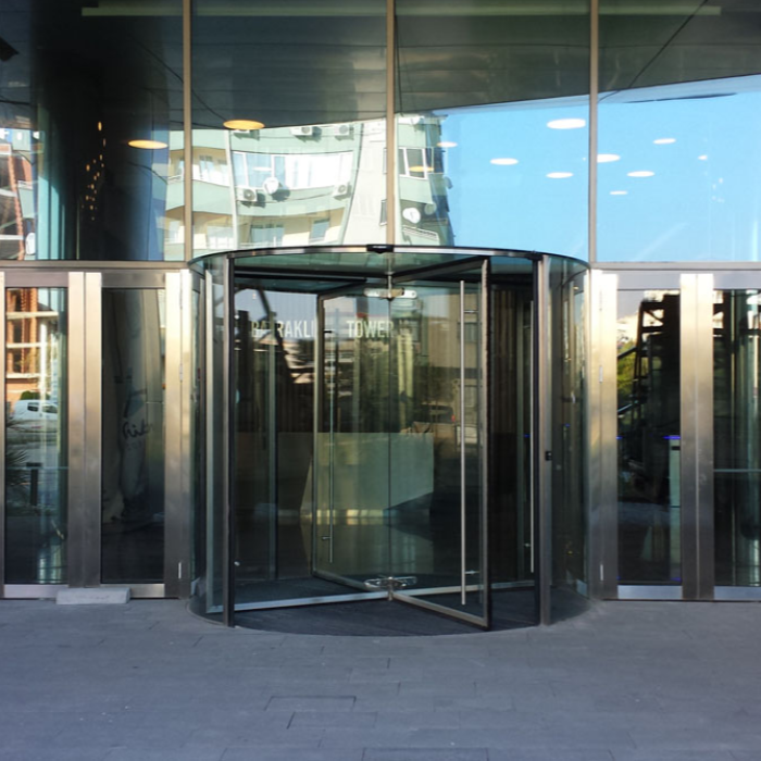 Puertas Giratorias Automáticas Transparentes